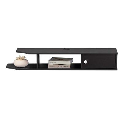 China Regular Floating Media Console TV Stand Wall Mounted TV Console For Cable Boxes Router DVD Player for sale