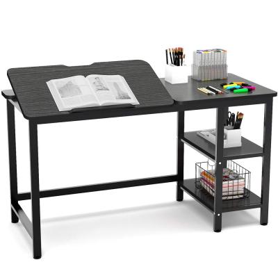 China PC Desk Drafting Table Drawing Board with Stand Table Adjustable Folding Panel Can Also Be Computer Desk for sale