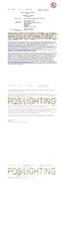 UL - PQS Lighting Co., Ltd.