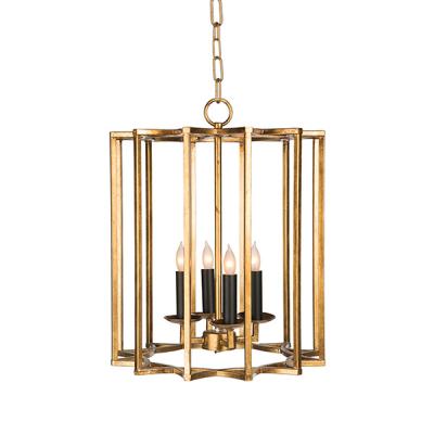 China Modern Home / Hotel / Cafe / Restaurant Square 1-Holder Frame Iron Pendant And Rectangular Chandelier Lighting Fixture for sale