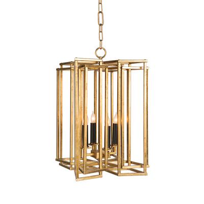 China Modern Home/Hotel/Cafe/Restaurant Frame Iron Square Pendant, Rectangular Chandelier Ceiling Light Fixture for sale