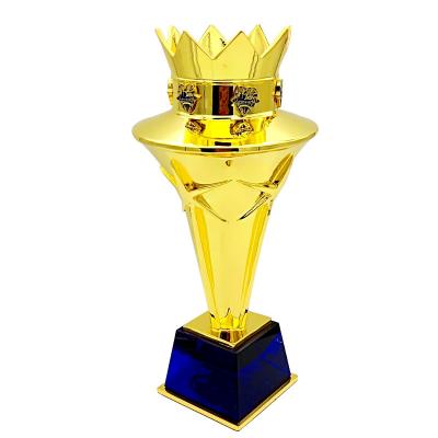 China China high quality super hero crown  metal crystal base shield trophy wall award plaques Business gift customization for sale