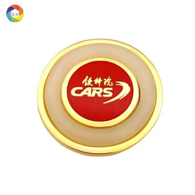 China China Factory Making Cheap High Quality Custom Company Logo Shiny Gold Metal  Gold inlaid with jade jewelry  coin for sale