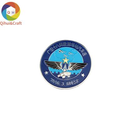 China Europe and America Large size custom challenge coin metal crafts  collectible commemorativeeagle multicolor art gifts souvenir maker coins 3D 2D for sale