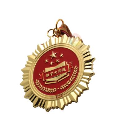 China China Custom Metal Medal Sports  Medallion Military Soccer Swimming Spinning Trophies And Medals China for sale