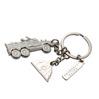 China 3d key chain hotel room  metal anti alarm   key chain car key chain with logo toys custom self deffence key chain for women for sale