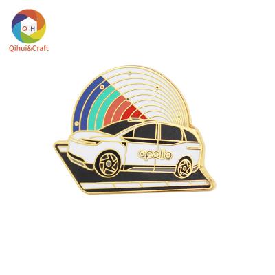 China Europe Enamel badge cartoon traffic model Mark of metal Arts and crafts comic A brooch custom Design for free for sale