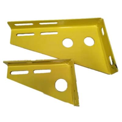 China Factory Steel Customize Sheet Metal Stamping L Shaped Corner Bracket Wall Bracket Triangle Bracket for sale