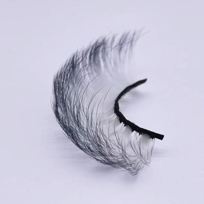 China Saiyii Colorful Fascinating Gradient Faux Mink Color Strip Lashes Full White Eyelashes With Color for sale