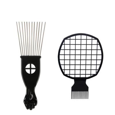 China Wholesale Hair Salon Stations Equipment SAYII Magic Coil Twist It Comb Plastic Wide Tooth Hair Pick Afro Comb Set With Logo for sale