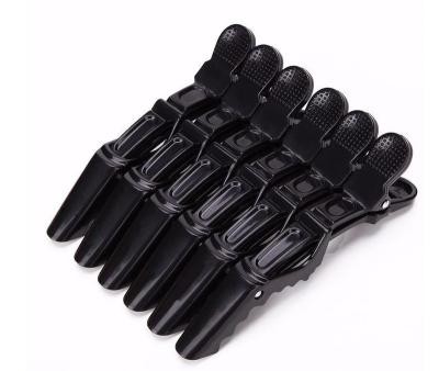 China European and American salon professional black SAIYII style alligator hair clips plastic crocodile sectioning clip accessories for hairdressers for sale