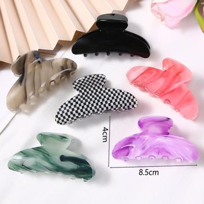 China For SAIYII Hair Accessories Large Scale Hair Clips Cellulose Acetate Hair Claw Clip For Women Korean for sale