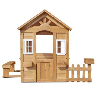 China Easily Collected Easily Collected Outdoor Kids Toys House Wooden Cubby House Wholesale Numbat Playhouse for sale