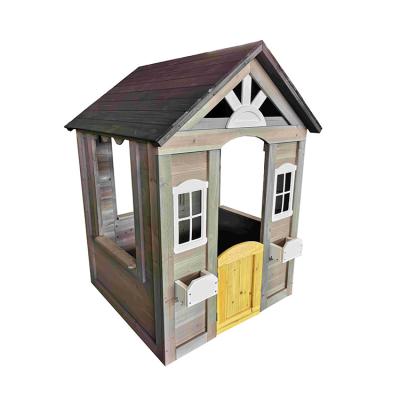 China Easily Assembled Outdoor Kids Play Set Easily Assembled Wooden Garden House Kids Room For Sale for sale