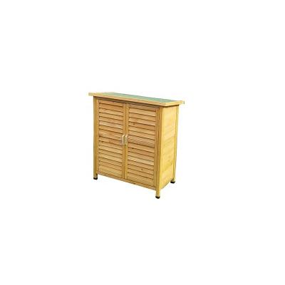 China Sale Cheap Vigorous Garden Storage Box Outdoor Wooden Leisure Garden Furniture Shed for sale