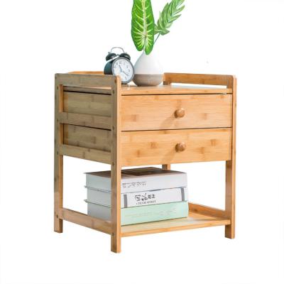 China Wholesale High Quality Eco-friendly Bedroom Furniture Modern Bamboo Bedside Table for sale