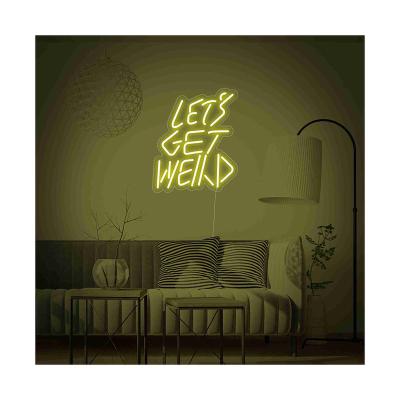 China Wholesale hotel decoration multicolor factory room letter ideas let us get strange creative letter pattern LED neon sign for sale