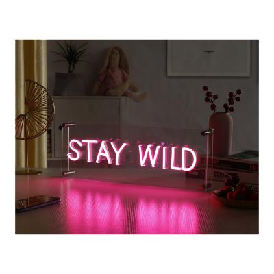 China Hotel Factory Hot Selling USB LED Flex DIY Party Letters Neon Sign Light Word Neon Light Stay Office LED Wild Neon Sign for sale