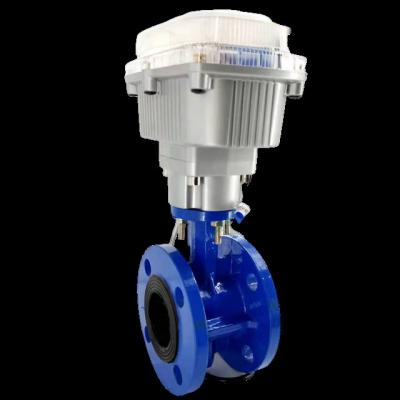 China General Advanced Technology RS485 Motorized Butterfly Valve 24v 220v Electric Actuated Control Valves For Butterfly Damper for sale