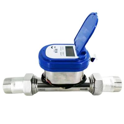 China SS304 RS485/MBUS SS304 Body Gallon Ultrasonic Water Meter For Utility And Drinking Water System With GPM for sale