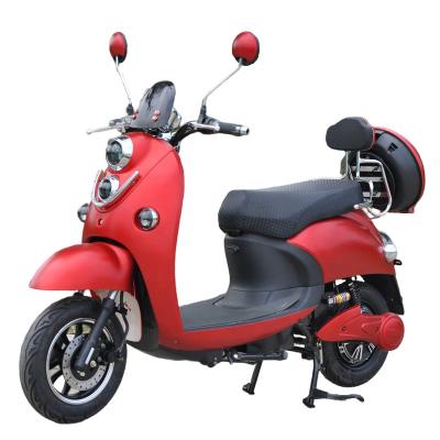 China New Style Adult 800W 60V Two Wheel Brushless Electric Moped Scooter With Lead Acid Battery EM-011 for sale