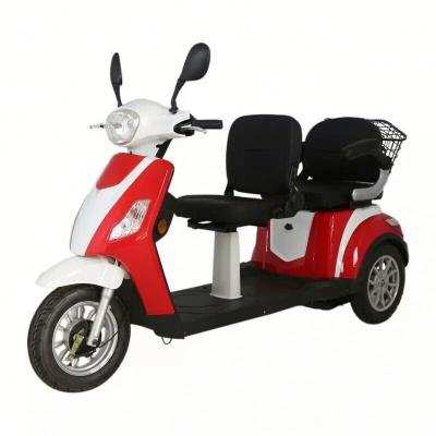 China Passenger Two Seat Tricycle 500W/700W Adult Electric Tricycle , 3 Wheel Electric Scooter With Deluxe Saddle for sale