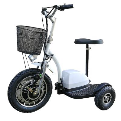 China 2021 Economical And Hot Sale Mini Scooter 500W 48V Adult Electric Tricycle Passenger With Big Front Wheel for sale