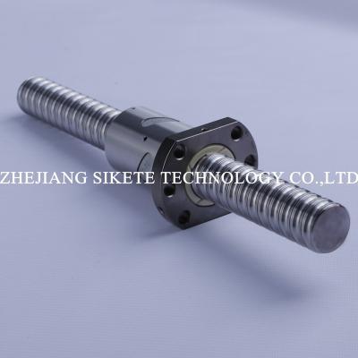 China GCr15 SFU Series Plain Nut Steel Flange 16mm Diameter For CNC Ball Screw 1610 SFU1610-2 for sale