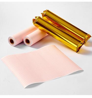 China High quality hospital ecg paper 3 channel heat sensitive ecg recording paper from medical exam factory wholesale price for sale