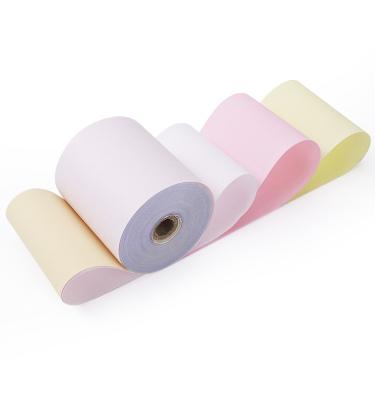 China Soft Paper Premium Quality Blue Picture Virgin Wood Pulps Carbonless Paper for sale