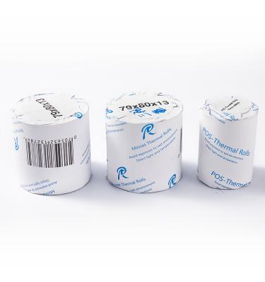 China 100% 57 Dark Image 57x40mm Direct Thermal Cash Register Paper Rolls 80 Rolls for sale