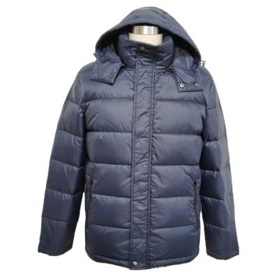 China High Quality Custom Made Waterproof Men's Down Coats Thickly Coated Warm Hooded Winter Down Jacket for sale