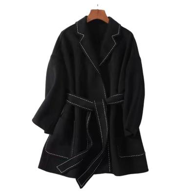 China 2021 OEM/ODM Anti-wrinkle Woolen Alpaca Coats Women Cashmere Coats Jackets Winter Wool Woolen Oversized Coat for sale