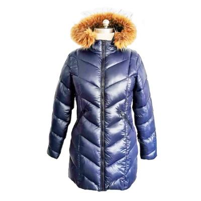 China 2020 Anti-Wrinkle Fashion Women Winter Clothing Style Polyester Fiber Coat Customized Long Outerwear for sale