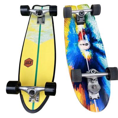 China Surf Skate CX7 Adult Trucks 7 Ply Maple Land Wooden Carver Surf Skateboard for sale