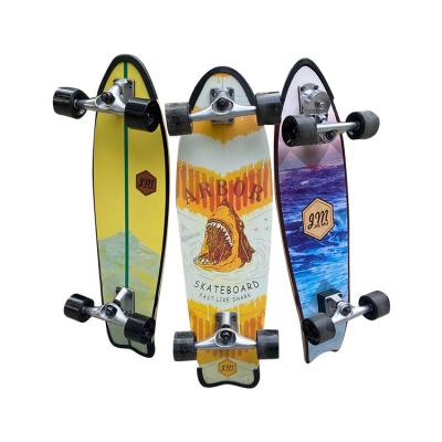 China Adult Hot Sale Cruiser Skateboard Surf Skate 7 Ply Maple CX7 Land Surfboard Cruiser for sale