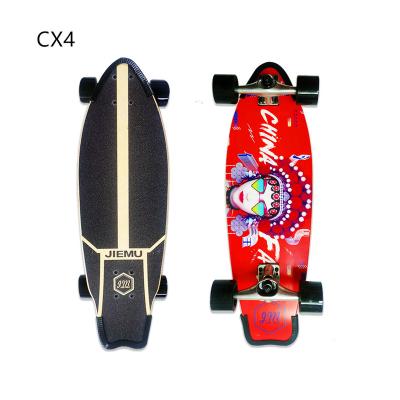 China Adult China Factory Wholesale OEM 7ply Maple Cruiser Skate Board 30inch Empty Surf Custom Skateboard for sale