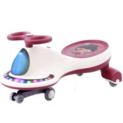 China Wholesale Hot Selling Child Safety PU Child Ride On Car Baby Drive Swing Car Kids Exercise Twist Car For Kids for sale