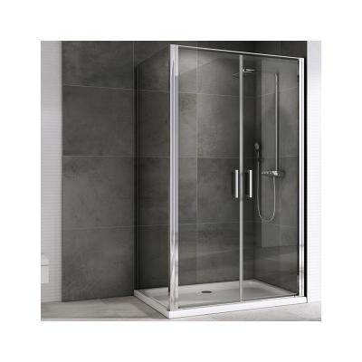 China Modern High Quality Tempered Glass Bathroom Door Shower Tub Screen Customized Clear Glass Shower Screen for sale