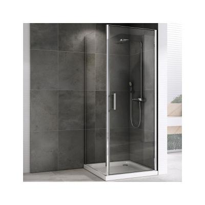 China Modern High Quality Adjustable Tempered Glass Pivot Shower Tub Door Pivot Shower Tub Glass Screen for sale