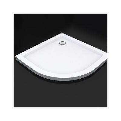 China Modern New Design Scalloped ABS Shower Tray Portable Bathroom Products Shower Glass Base for sale