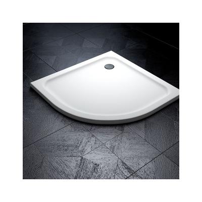 China Shower Pedestal Shower Tray Standard Size Scalloped Stone Modern Anti-Slip Scalloped Shower Tray for sale