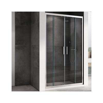 China Modern Modern Thin Frame Panel Tempered Glass Sliding Door Frame Aluminum Multi Sliding Glass Door for sale