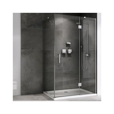 China Modern High Quality Mirror Polished Glass To Wall Shower Door Hinge Bathroom Glass Hinge for sale