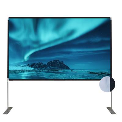 China Quick Folding XG 100 inch portable quick folding projection screen for outdoor activities, easy installment cinema. for sale