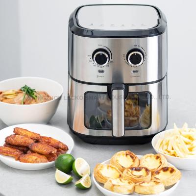 China Commercial Wholesale Good Quality Air Fryer Oven Household Electric Kitchen Appliances 8 in 1 Multifunctional Air Fryer Deep Home Smart Oven for sale