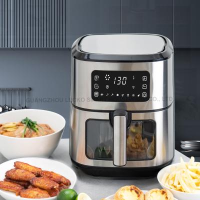 China Amazon Best 6.5L Digital Commercial Air Fryer 8 Selling Preset Works Household Oven Home Deep Fry Healthy Cooking Oil Less Air Fryer for sale