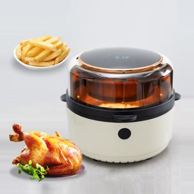 China Commercial Home Kitchen Appliances Roast Bake Fry Smart Air Fryer Factory Supplies Electric Aluminum 6L OEM Around Gua 220 Digital Control for sale