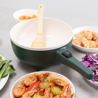 China Good Quality 3L Electric Cooker Hotpot Dormitory Noodle Pot Household Commercial Multi Commercial Korean Quick Cooking Pan for sale