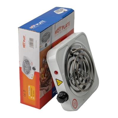 China Electric Stove Heater Cooking Spiral Coil Hot Single Burner Overheat Protection Electroplate Portable Home Quick Cooking Hot Dishes 1000W Universal for sale